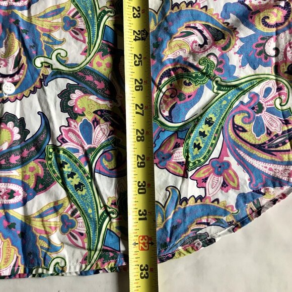 Sean John Multicolor Paisley Floral Long Sleeve Shirt Cotton‎ Button Down XXXL - Picture 6 of 6